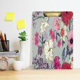 thumbnail image 5 of FMSHPON Floral Pattern Clipboard Hardboard Wood Nursing Clip Board and Pull for Standard A4 Letter 13x9 inches, 5 of 7