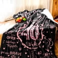 thumbnail image 3 of LHSHID 40th Birthday Blanket Gifts for Women Happy 40th Birthday Gift Ideas for Her 40 Year Old Gifts for Mom Grandma Wife Sister Friends Personalized Flannel Fleece Soft Throw Blanket 30"x40", 3 of 7