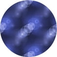 thumbnail image 1 of Ahgly Company Machine Washable Indoor Round Transitional Denim Dark Blue Area Rugs, 4' Round, 1 of 7