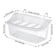 thumbnail image 2 of Comedero para aves jaula de aves caja de alimentos para loros soporte para alimentos colgantes de alimentos colgantes alimentador de jaula de aves, 2 of 5