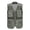 Army Green, variant on Mens Jackets Lightweight Windproof Sleeveless V Neck Cargo Vest Thermal Solid Packable Coat Winter Soft Travel Tops with Pocket