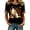 Black, variant on Womens Halloween Shirts Plus Size Short Sleeve Tunic Tops Pumpkin Ghost Print Casual Crew Neck Novelty Graphic Tees