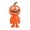 Black D, variant on Halloween Pumpkin Statue Resin Smiling Jack O Lantern Man Decor 7.9 inch 1 Pack Indoor Desktop Ornament for Home Yard Party Halloween Holiday Themed Decoration Festive Gift for Friends