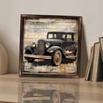 thumbnail image 3 of Classic Black Car Vintage Wooden Sign Wall Plaque - Vintage Art Decoration, Wall Decoration - Ideal Gift For Home Decoration, Living Room, Bathroom, Bedroom, Garden, Dining, Bar, Cafe, Festival Par, 3 of 7