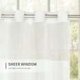 Stall Shower Curtain with Snapin Liner,No Hooks Needed,Sheer Window,with Wx74" H