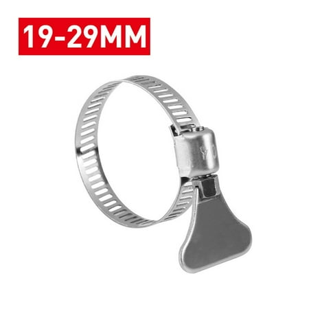 Splihome 2Pcs Fishing Rods Handle Holder Reel Base Clamp Adjustable Stainless Steel 19-29mm