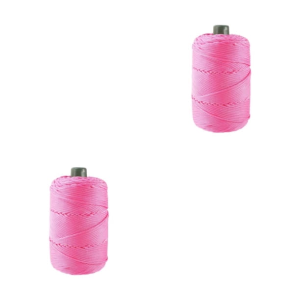 Toystoory Cuerda De Hielo Inodora Para Manualidades Elástica Y Delgada Para Hacer Sombreros Y Cojines Hilo De Ganchillo 17 Rosa Brillante 17 rosa brillante 2Conjunto