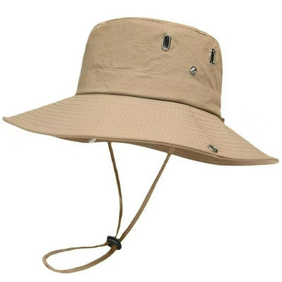 Men's Sun Hat Wide Brim UPF 50  Waterproof Packable Hat