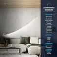 thumbnail image 5 of Luxrite 1 Inch LED Recessed Canless Regressed Light with J-Box, 9W, 5CCT, 800LM, Dimmable Spotlight, IC Rated ETL 4 Pack, 5 of 7