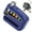 Blue, variant on Bicycle Alarm Disc Brake Electric Lock with Keys Motorcycle Alarm Brake Rotor Padlock Aluminum Alloy Motorcycle Bike Accessories Waterproof Longlife Battery  (Yellow)