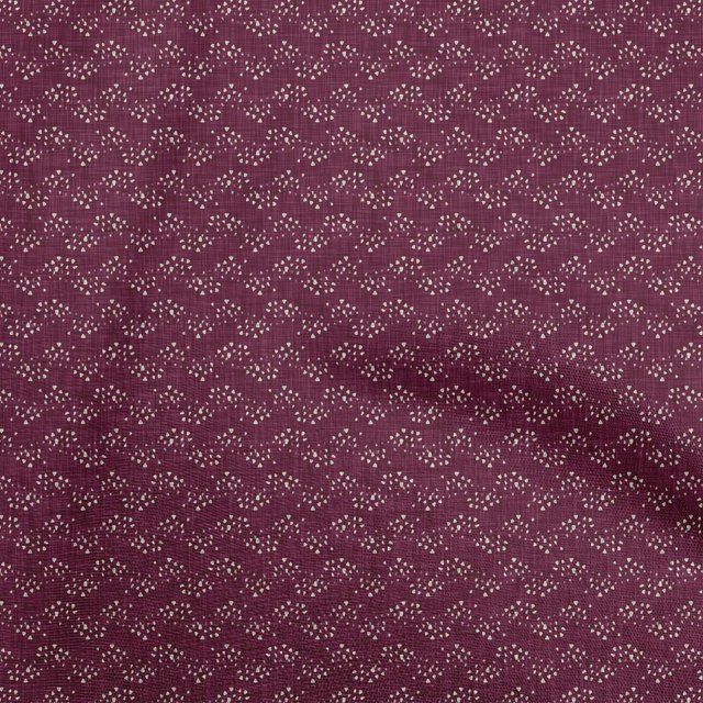 oneOone Polyester Spandex Dark Magenta Fabric Block Craft Projects Decor Fabric Printed By The Yard 56 Inch Wide-K6