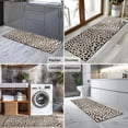 thumbnail image 2 of Black and Tan Leopard Print Kitchen Rug Mat,Kitchen Runner Rugs Non Skid Washable,Decorative Kitchen Floor Mats for Kitchen,Sink,Laundry,17"X47", 2 of 5