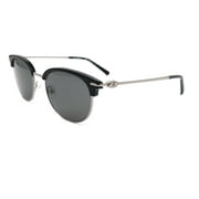 Salvatore Ferragamo Polarized Sunglasses SF2164SP 021 Black-Ruthenium Men 52x19