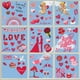 thumbnail image 2 of Romántico de San Valentín Ventana se aferra Amor Cartas Pasteles Ects Suministros para fiestas Calcomanías para Adornos Yuyangstore pegatinas de pared, 2 of 8