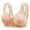 Beige, variant on Daisy Bras for Older Women Comfy Convenient Front Closure Push up Bras Full Support No Underwire Breathable Bra Black 38