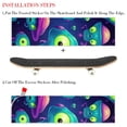 thumbnail image 2 of Alien Skateboard Stickers Pack of Two - Emery Surface, PVC Back, 8.8x32.6in/22.4x83 cm - Skateboard Accessories, 2 of 5