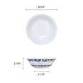 thumbnail image 2 of Excellante Blue Dragon Melamine Dinnerware Collection 52 Oz, 8 3/4" Rimless Bowl, Comes in Dozen, 2 of 2
