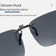 thumbnail image 3 of Gafas de sol con clip, ultraligeras, para miopía, polarizadas, para pesca, resistentes a los rayos UV y con ajuste ceñido., 3 of 5
