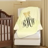 Personalized Monogram Baby Blanket