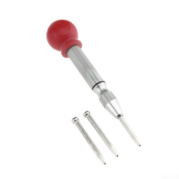 Automatic Center Punch Spring Loaded With Hardened Steel Replacement