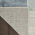 thumbnail image 3 of Nourison Astra Machine Washable Mid-Century Modern Blue Ivory 3'3" x 5' Area Rug (3x5), 3 of 8