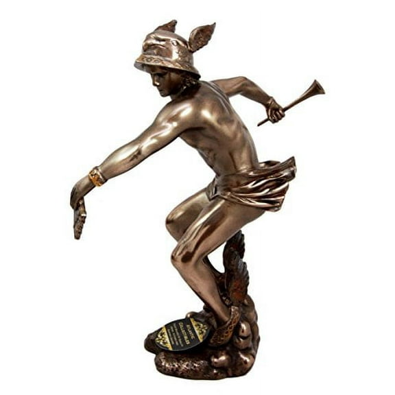 Ebros Greek Hermes God of Messengers Decorative Figurine 10" H