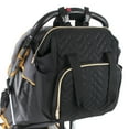 thumbnail image 3 of Fisher-Price Multi-Pocket Diaper Bag with Changing Pad, Midnight Black, 3 of 7