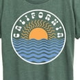 thumbnail image 3 of Instant Message - California Sun Waves - Women's Short Sleeve Graphic T-Shirt, 3 of 6