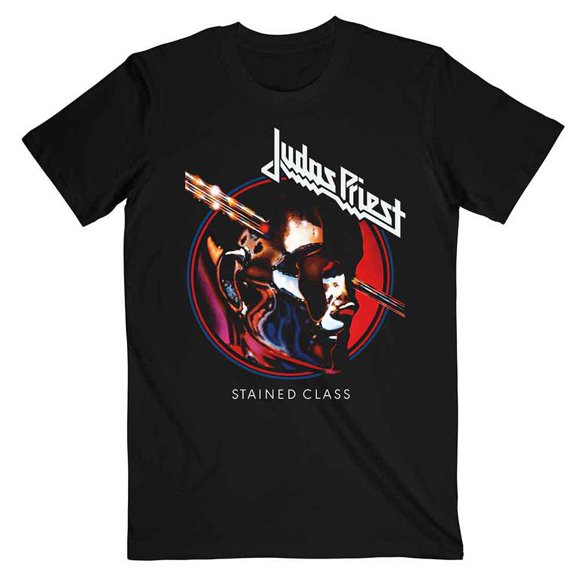 Judas Priest Unisex T-Shirt Stained Class Album Circle