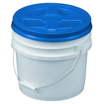 Bucket Kit, 3.5 Gallon Bucket with Blue Gamma Seal Screw-on threaded lid