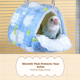 thumbnail image 3 of Abbraccia Cama colgante de felpa cálida para aves y loros en invierno, 3 of 6