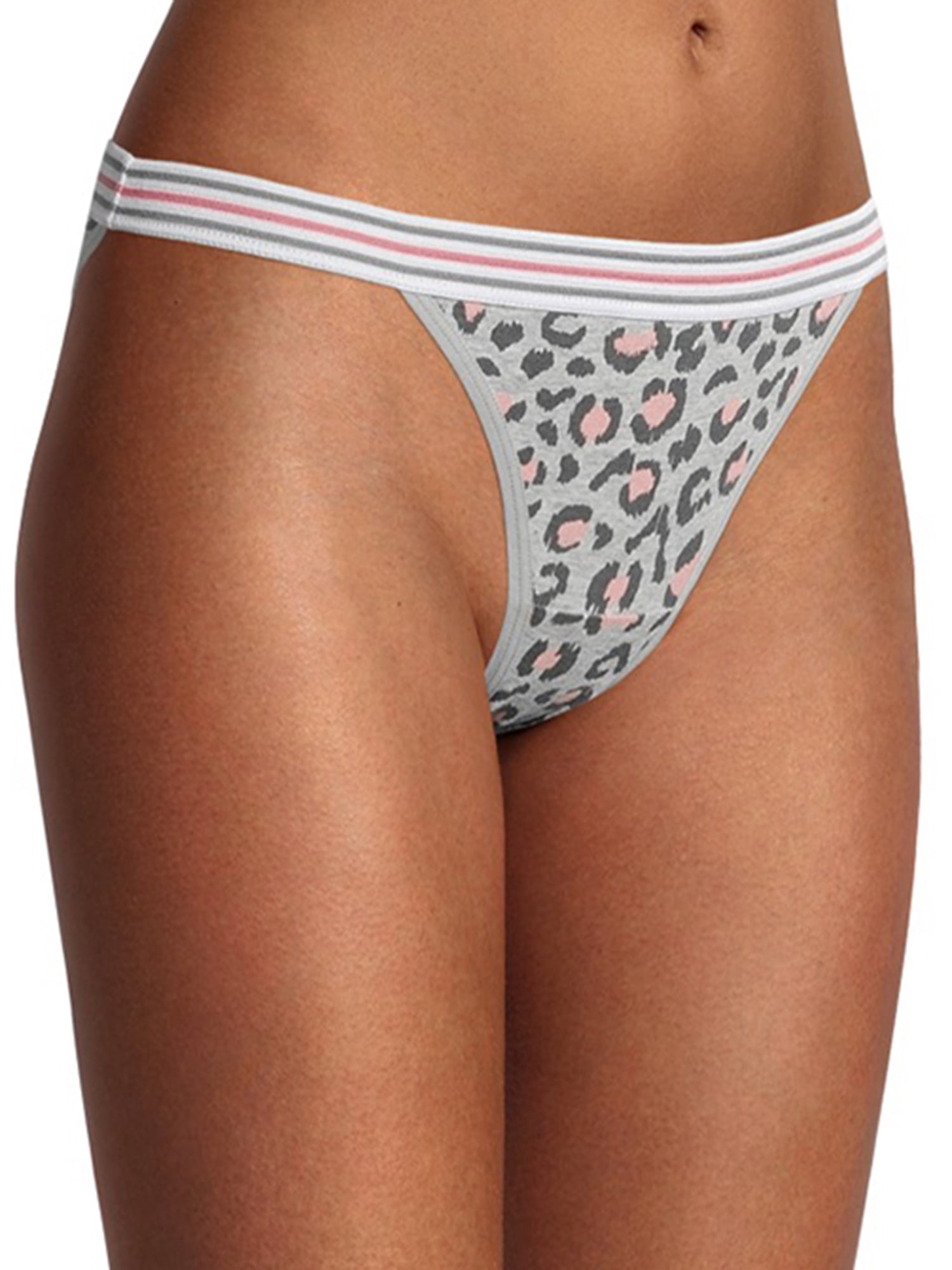 Secret Treasures Women's Cotton String Bikini Panties, 6-Pack