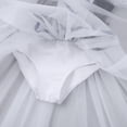 thumbnail image 7 of iEFiEL Kids Girls Ballerina Short Sleeve Lace Up Ballet Dance Tutu Dress Velvet Gymnastic Modern Navy Blue L, 7 of 7