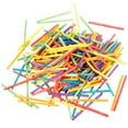 thumbnail image 1 of Miangastore Colored Craft Sticks Yellow 1000Pcs 4.2x0.2x0.2in, 1 of 9