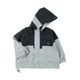 thumbnail image 2 of Esaierr Kids Toddler Spring Fall Hooded Jacket for Boys Girls Active Windbreaker Jacket Baby Hooded Coats Children Lightweight Jacket Patchwork Color Rain Jackets Outerwear for 2-10Y, 2 of 6