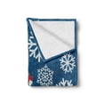 thumbnail image 2 of Christmas Soft Flannel Fleece Blanket, Happy New Year Merry Christmas Truck with Gift Boxes Tree and Snowflakes Art, Cozy Plush for Indoor and Outdoor Use, 60" x 80", Blue Red White, by Ambesonne, 2 of 6