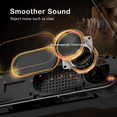 thumbnail image 2 of Computer Speakers 3.5mm USB Powered, Stereo Speaker for Desktop Laptop Desktop Plug and Play, Black Glossy, 2 of 7