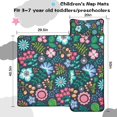 thumbnail image 5 of Pioneer Flower Floral Print Pattern Toddler Nap Mats for Kids Preschool,Sleeping Mat Bag or Kids,Toddler Sleeping Bag,Toddler Nap Mat or Daycare, 5 of 6