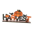 thumbnail image 2 of Tablero decorativo con letras para decoración de cosecha de otoño, decoración rústica para el hogar, letrero de escritorio para fiestas, festivales, Estilo D, 2 of 8
