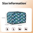 thumbnail image 5 of Picia Blue Lotus Flower Print 2 Slice Toaster Cover , Toaster Protector Dustproof Kitchen Appliance Cover, Kitchen Appliance Dustproof Protector, 5 of 7