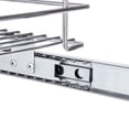 thumbnail image 4 of Home Zone Living 11” Width x 20” Depth 2 Shelves Pull Out Storage Organizer, Silver, 4 of 10