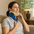 thumbnail image 3 of Collarin Ajustable De Extraccion Cervical Adulto Azul Marino, 3 of 10
