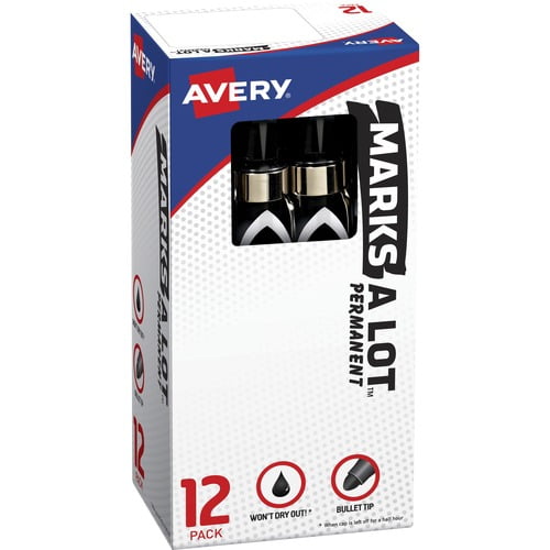 Avery AVE24878 Marks A Lot Desk-style Bullet Permanent Marker - Large