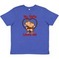 thumbnail image 3 of Inktastic My Nana Loves Me Monkey Youth T-Shirt, 3 of 5