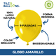 thumbnail image 3 of Globos Amarillos Tilco Balloons 9 pulgadas 100 pzas, 3 of 3