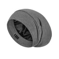 thumbnail image 1 of wonima11 Mulberry Silk Lined Sleep Cap, No More Frizzy Tangled Hair, Stay On All Night Silk Hair Wrap for Sleeping with Adjustable Strap, Silk Bonnet for Women and Men, Dark Grey, Pack of 1, 1 of 1