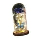thumbnail image 5 of Lámpara LED de mariposa con forma de rosa de cristal, regalo de flor de rosa, te amo, regalos para su cumpleaños azul, 5 of 9