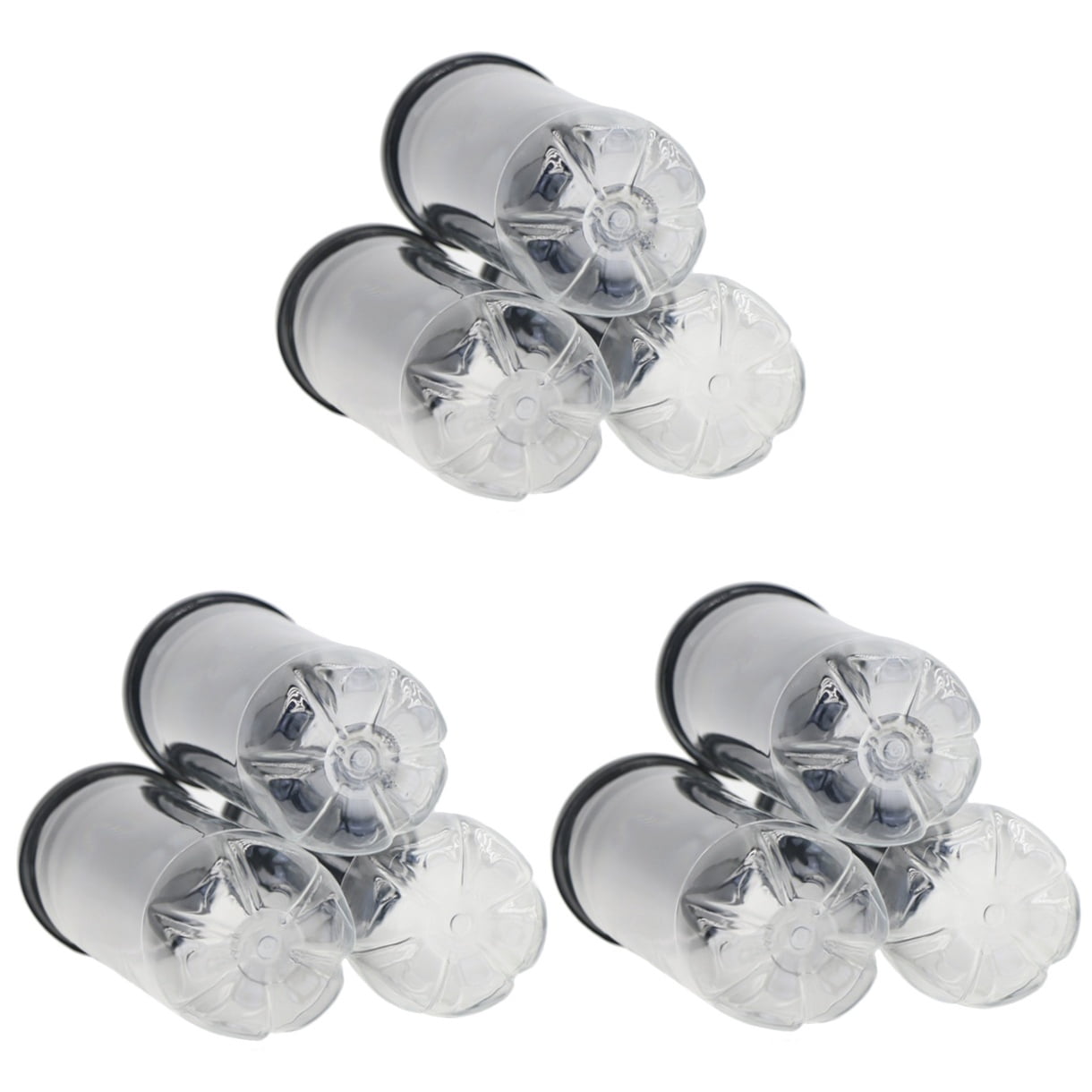 KAKOWELY Tennis Ball Storage Solution Transparent 9Pcs 8.3X3X3In