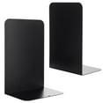 thumbnail image 1 of 2Pcsmetal Book Ends Book Ends Decorative Bookends Book Ends For Shelves Book Holder (Black), 1 of 3