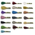thumbnail image 3 of Tssuoun 2 Pieces Embroidery Threads Crafts Knitting Supply Handcraft String Supplies Sewing Skeins Beautiful Decorations dark brownE898, 3 of 6